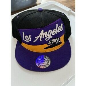 Malaki Kings Choice Los Angeles Adjustable Snapback Hat With Flat Brim